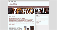 Desktop Screenshot of cityhotel.org