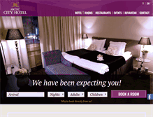 Tablet Screenshot of cityhotel.fi